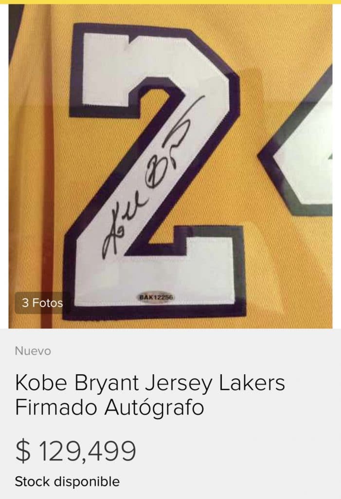 Jersey Kobe Bryant